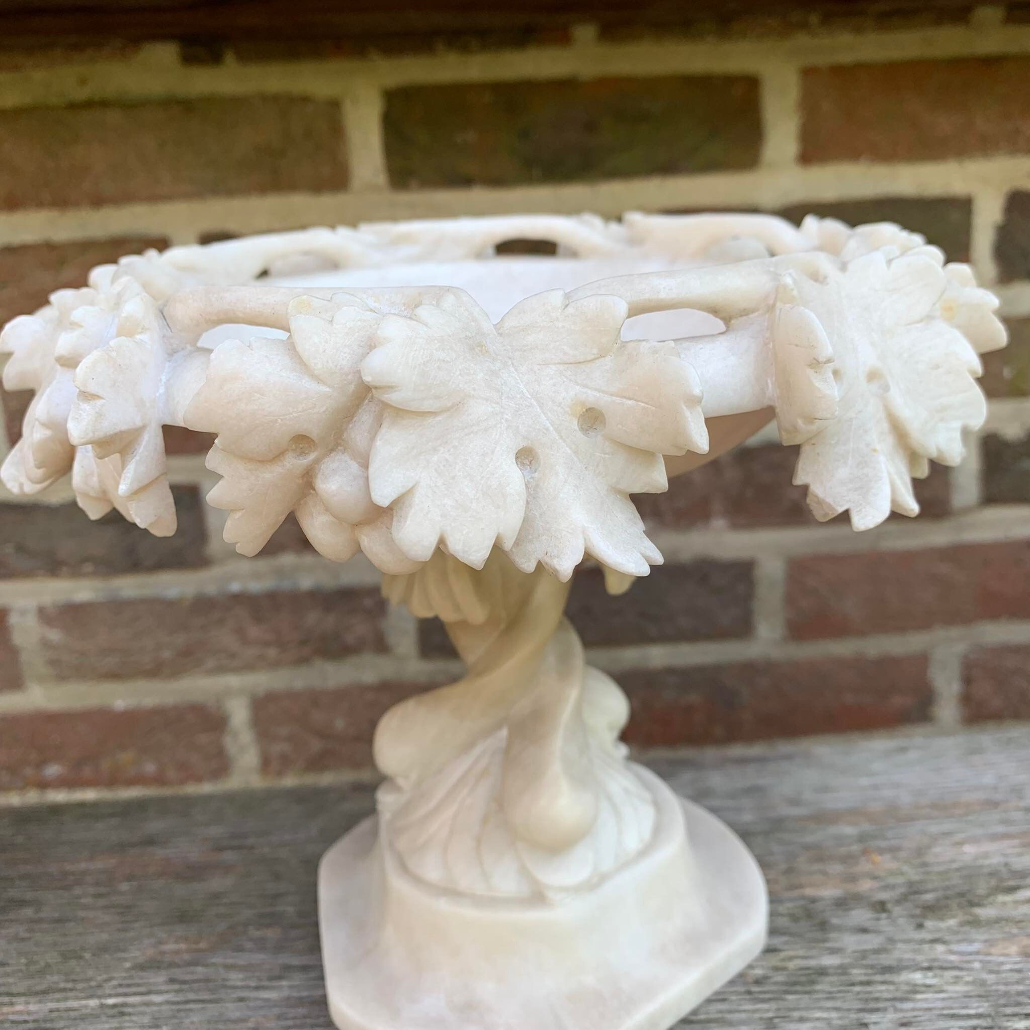 Pair of alabaster cups