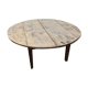 Low round table