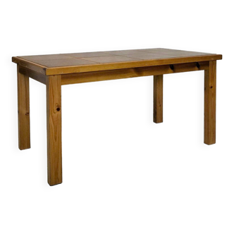 Wood and ceramic coffee table
