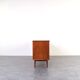 Mid-Century Op-Art Hand-Painted Teak Sideboard