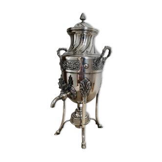 Samovar silver metal