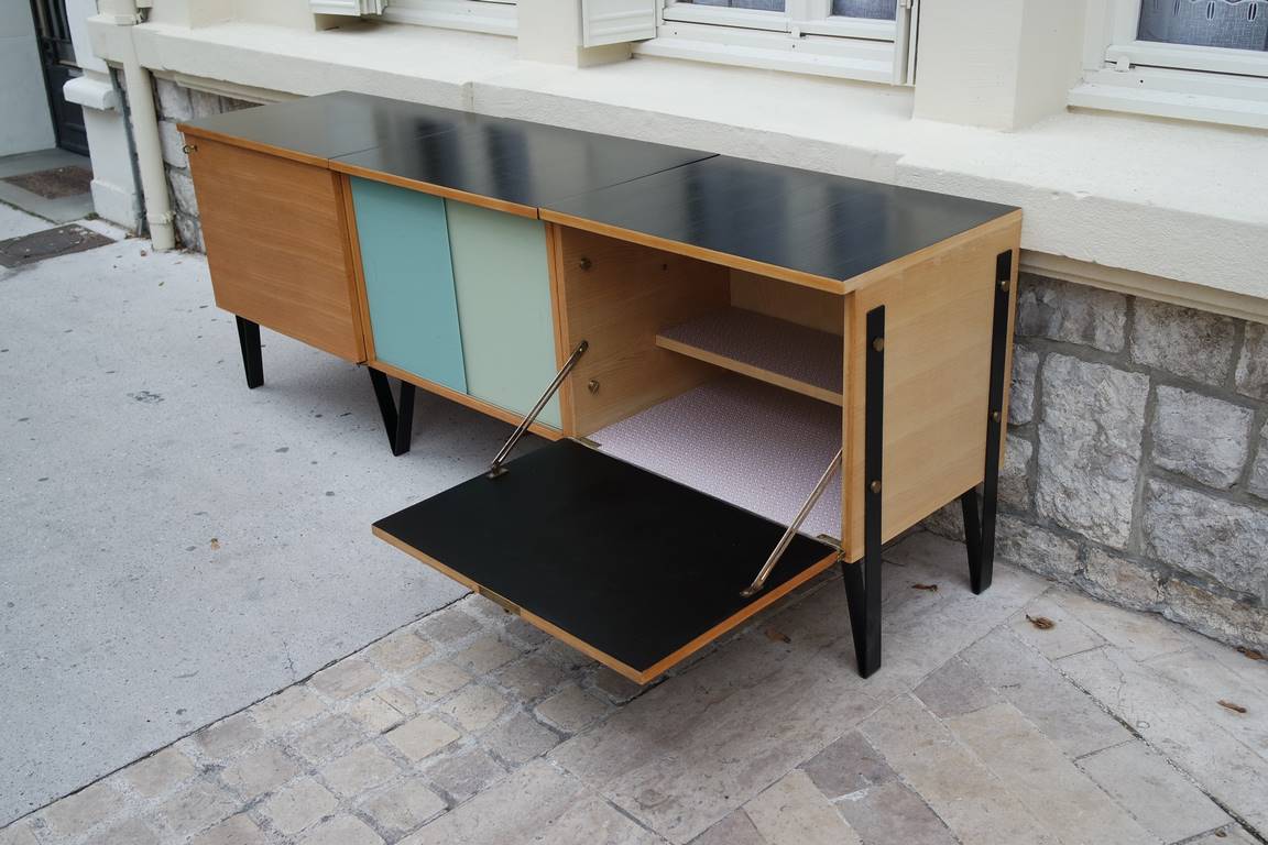 Sideboard feet metal compass