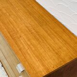 Vintage teak chest of drawers with 4 drawers from the 1960s in G-Plan style.