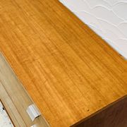 Vintage teak chest of drawers with 4 drawers from the 1960s in G-Plan style.
