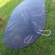 Giotto Stoppino Vintage Italian Smoked Glass and Chrome Oval Table