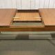 English teak table from the 70s with butterfly extension