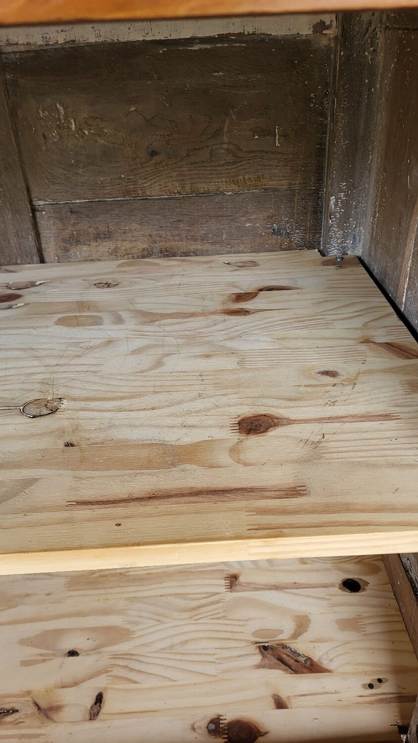 Low sideboard in solid oak