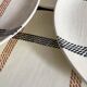 Salins France "rope" dinner plates, 1950s