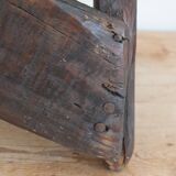 Old farm stool, artisanal and rustic