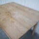 wooden dining table, vintage, turned legs, firm table style