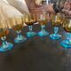 6 port glasses in Portieux crystal