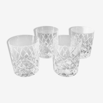 4 whisky glasses