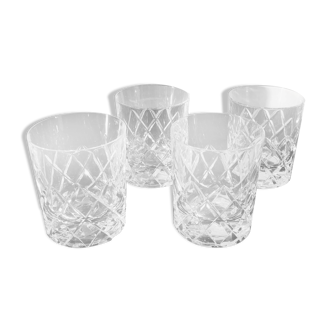 4 verres à whisky