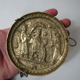 Vintage brass apothecary scale