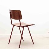 Eromes F6 oak and red chair