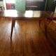 Scandinavian dining table with extensions