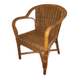 Rattan armchair