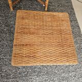 Rattan armchair and coffee table