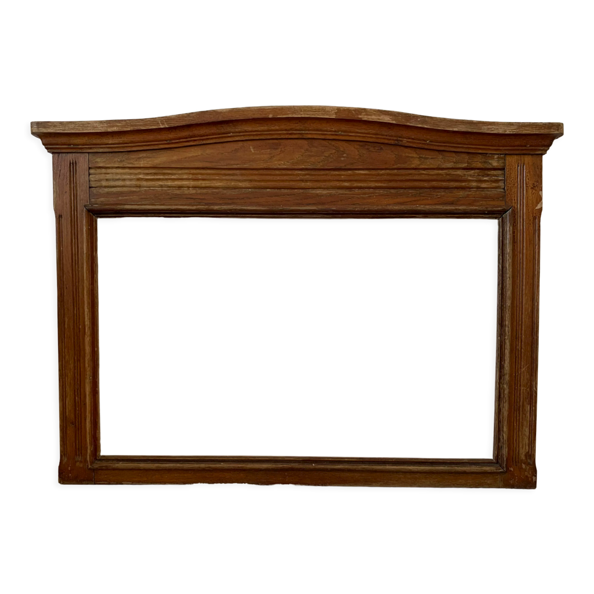 Old pedimented frame 107x78cm