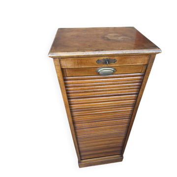 Antique wooden curtain cabinet – Around 1900