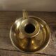 Cave rat brass candle holder