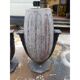 Pair of Art Deco enamelled cast iron vases