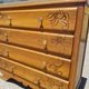 Old Art Deco chest of drawers 4 drawers and marble top