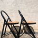 Italian folding chairs 1970