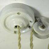 "Rise and fall" suspension in opaline and porcelain