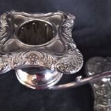 Candlestick in silver metal