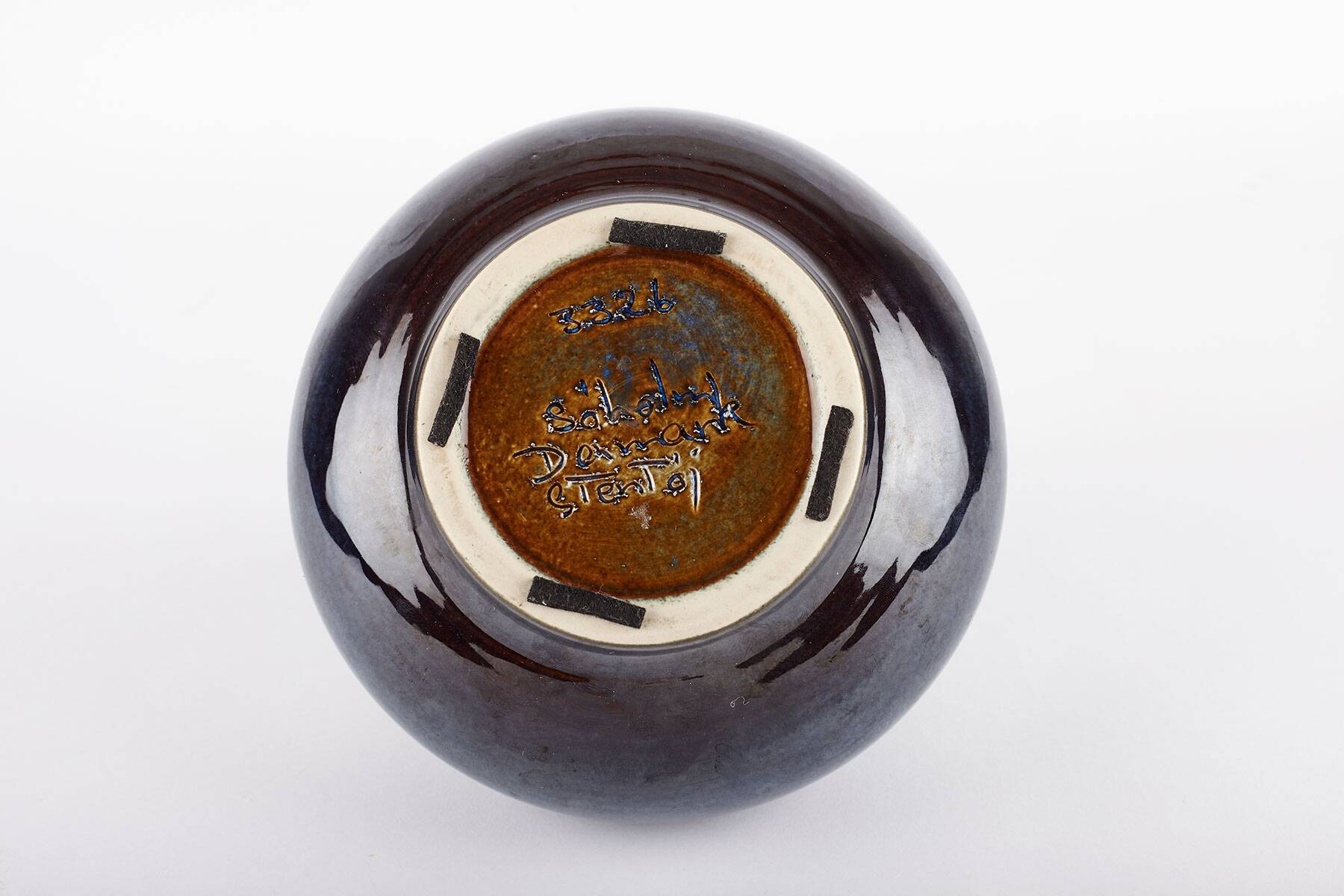 Set of two ceramic vases designed by Einar Johansen for Søholm Stentøj, Denmark 1960’s.