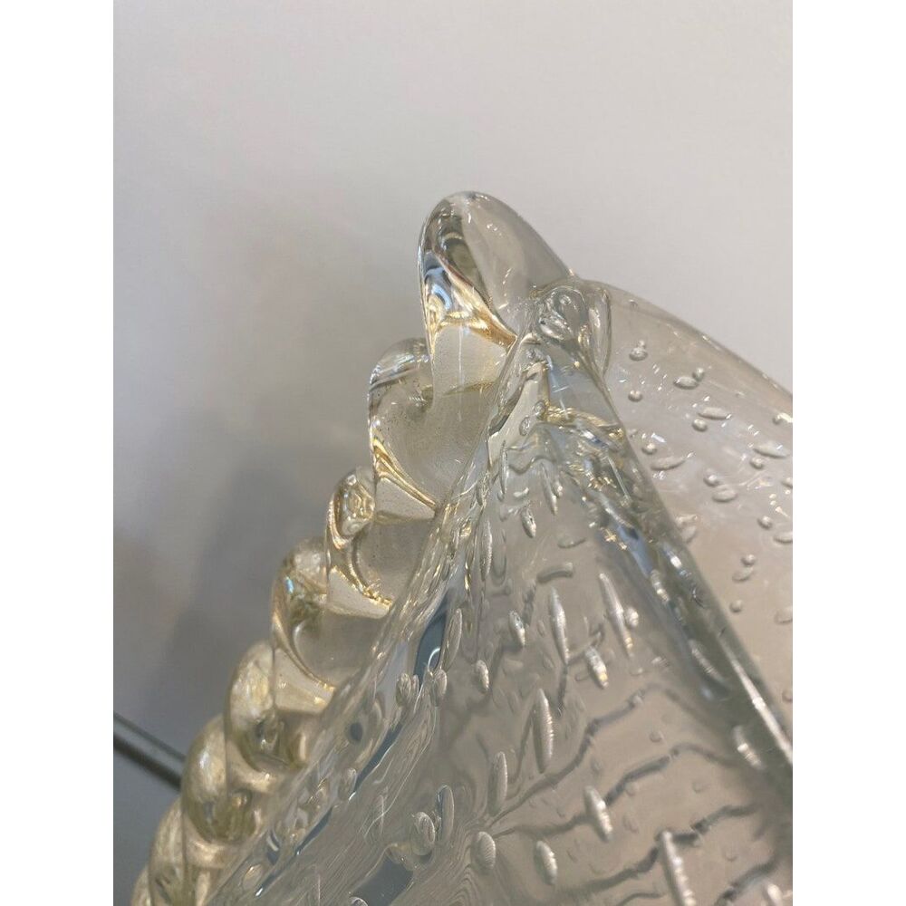 Handmade multicolors murano glass vase