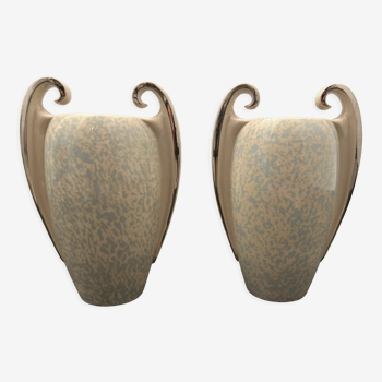 Pair salt vases baths