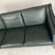 Danish leather sofa couch by Skippers furniture 70s 80s Design