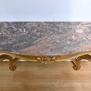 Important Wall Console in Gilded Wood, Louis XV style – Early 20th century
