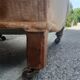 Large padded toad armchair