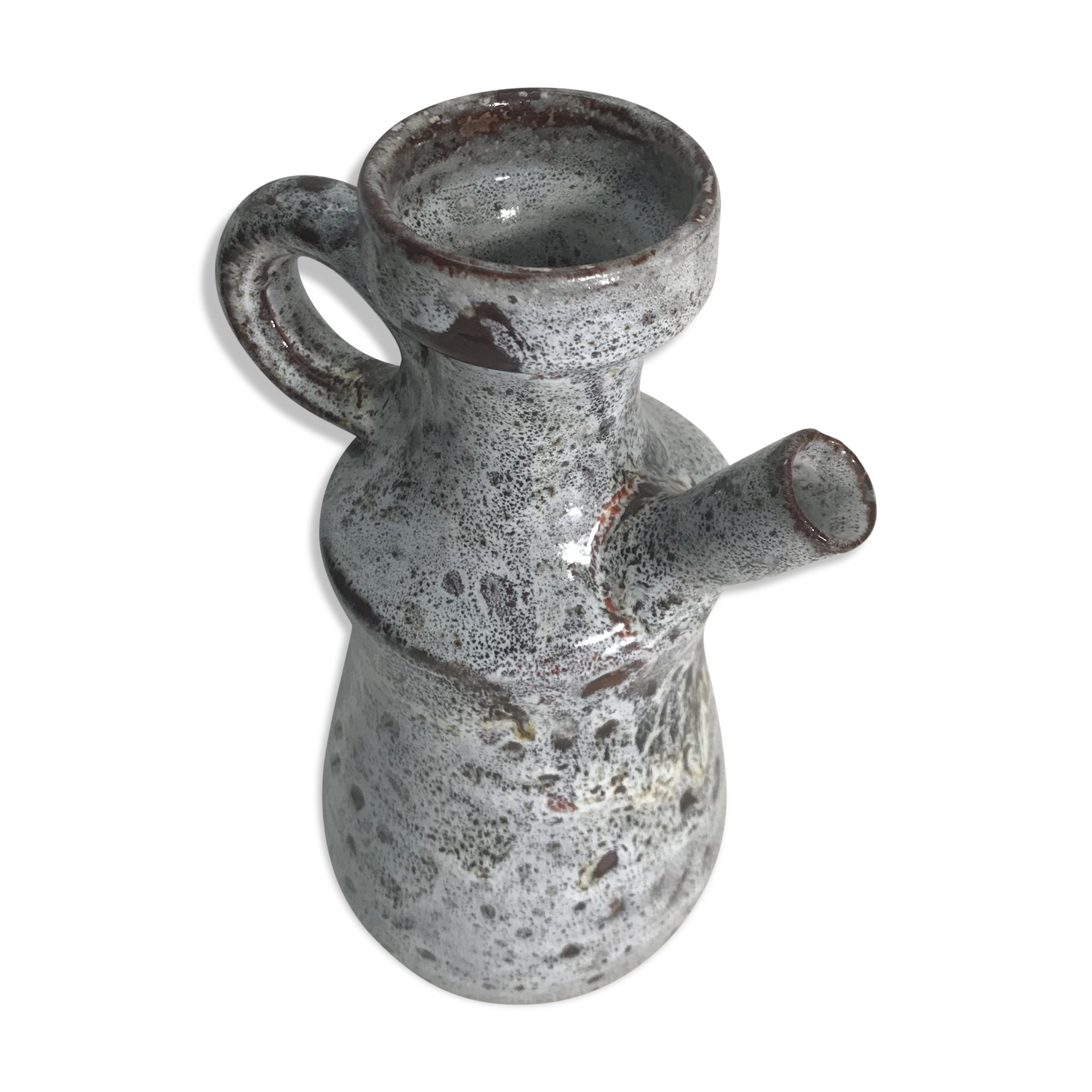 Former pitcher vallauris enamelled ceramic