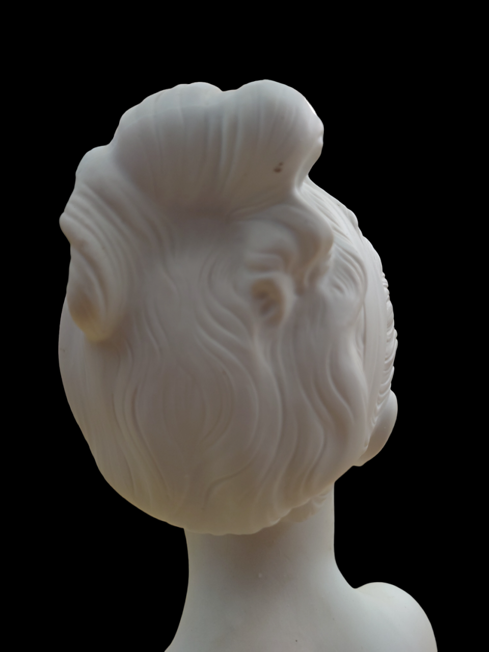 Biscuit bust louise Brongniart signed MNP Limoges XX century