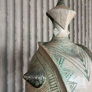 XXL (40-80cm) ceramic chess set by Maria Kenarova