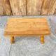 Vintage turned wooden footstool/step stool