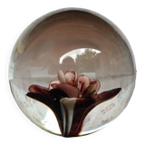 Purple flower sulphide paper press