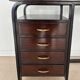 Giuseppe Pagano Pogatschnig Italian Dark Wood Desk for Gino Maggioni, 1940s