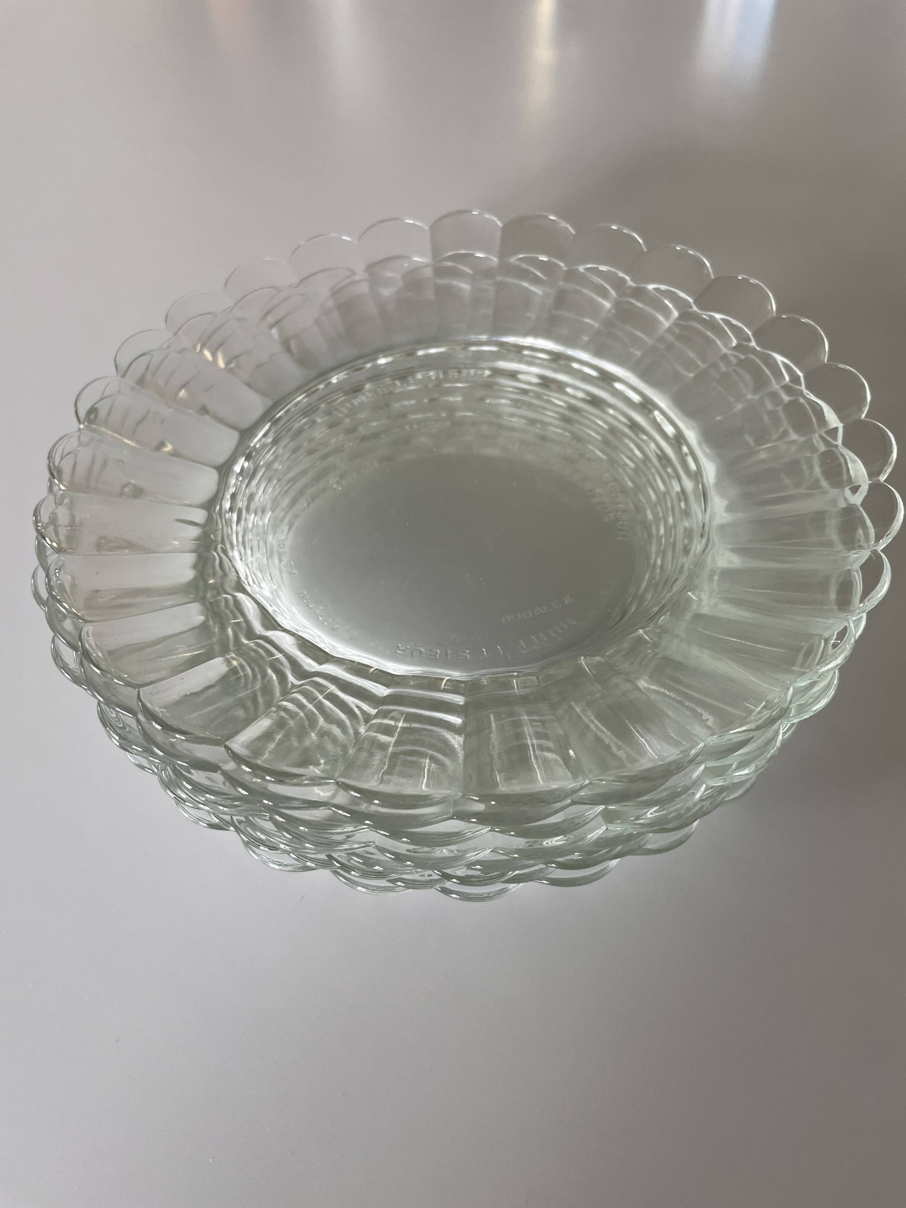 8 assiettes à dessert  marguerite Duralex huile lesieur
