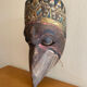 Grand traditional Indonesian mask carved from wood.