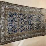 Ancient wool and silk carpet 109x178cm
