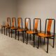 Set of six ‘Irma’ dining chairs by Achille Castiglioni for Zanotta, Italy,