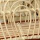 Vintage rattan magazine holder