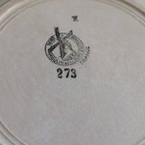 4 old mismatched plates Gien, St Amand, K&G Lunéville