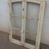 Arched window with its frame