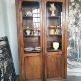 Library, wooden showcase